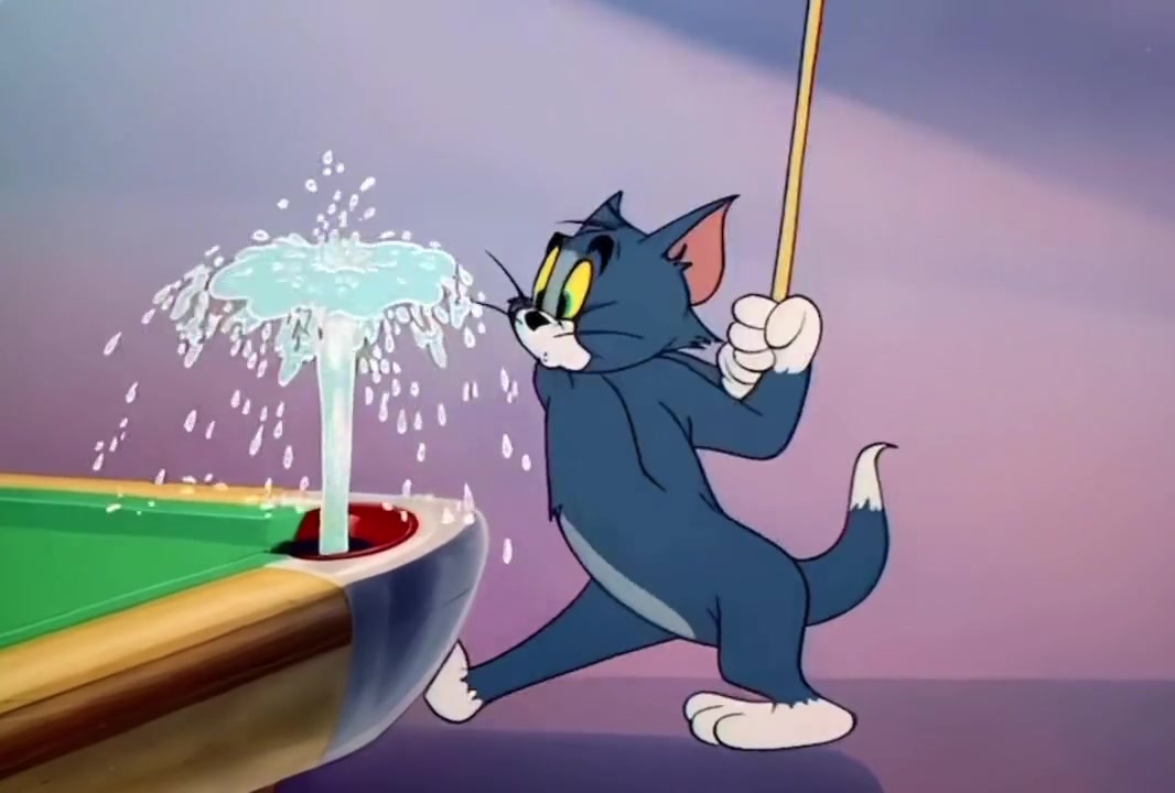 不得不说,汤姆打台球有点东西!