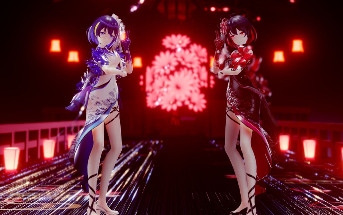 【全面屏1080p/mmd/崩坏3】墨染镜华·宵宵古今