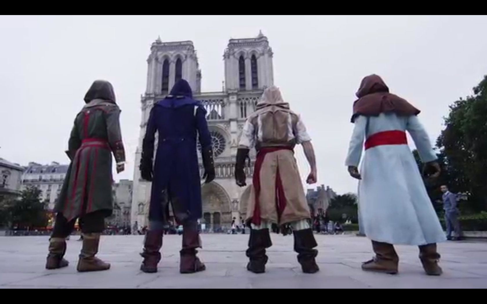 [图]刺客信条真人版Assassin's Creed Unity Meets Parkour in