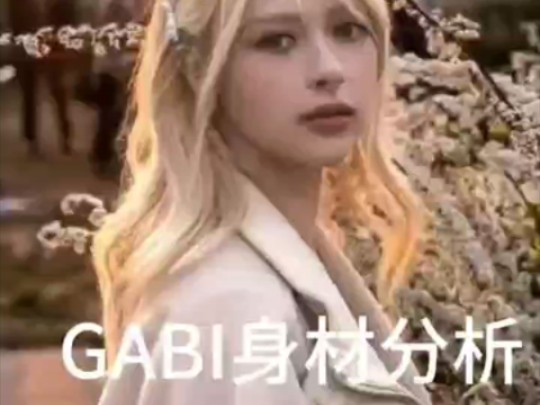 巴西爱豆GABI身材分析哔哩哔哩bilibili