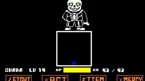 UnderTale Sans Fight Hard Mode_哔哩哔哩_bilibili