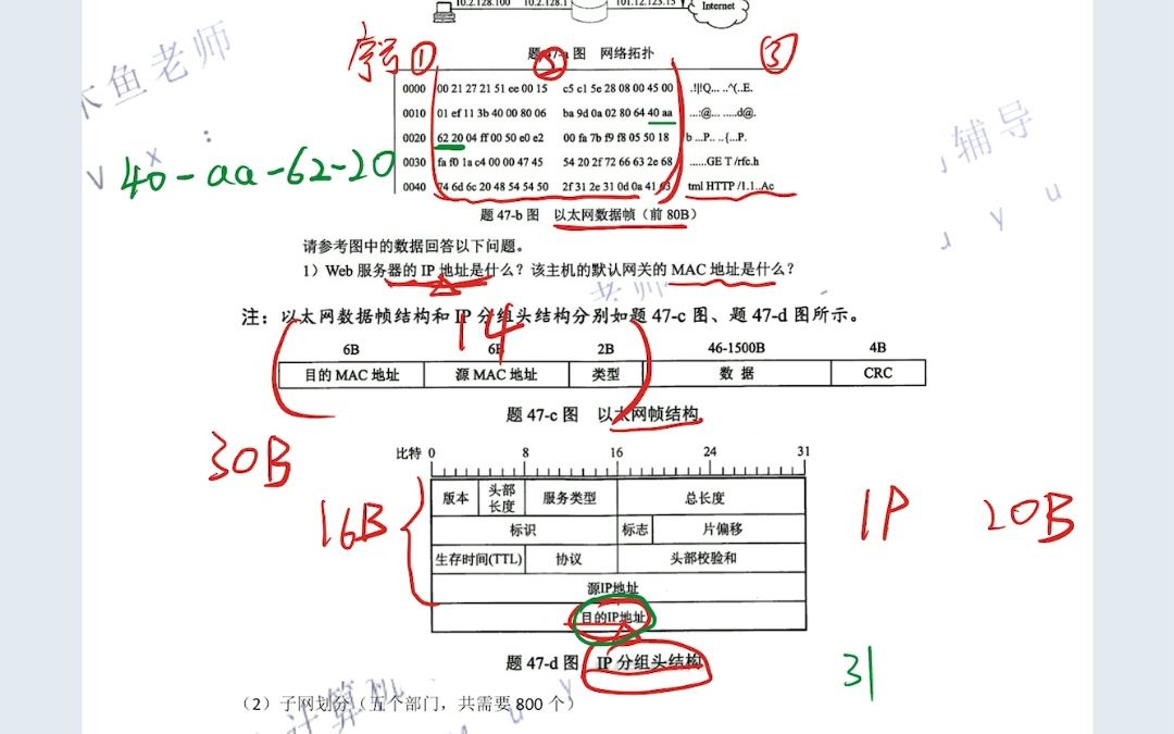 2023年江苏事业编计算机类专技岗真题务实题第三题计算机网络(试卷最难的一道题目)哔哩哔哩bilibili