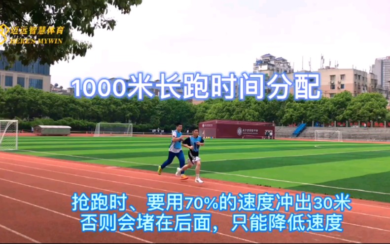 1000米长跑时间分配哔哩哔哩bilibili