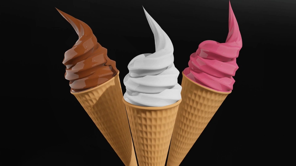 [3d建模]冰淇淋.没人看我再发一遍