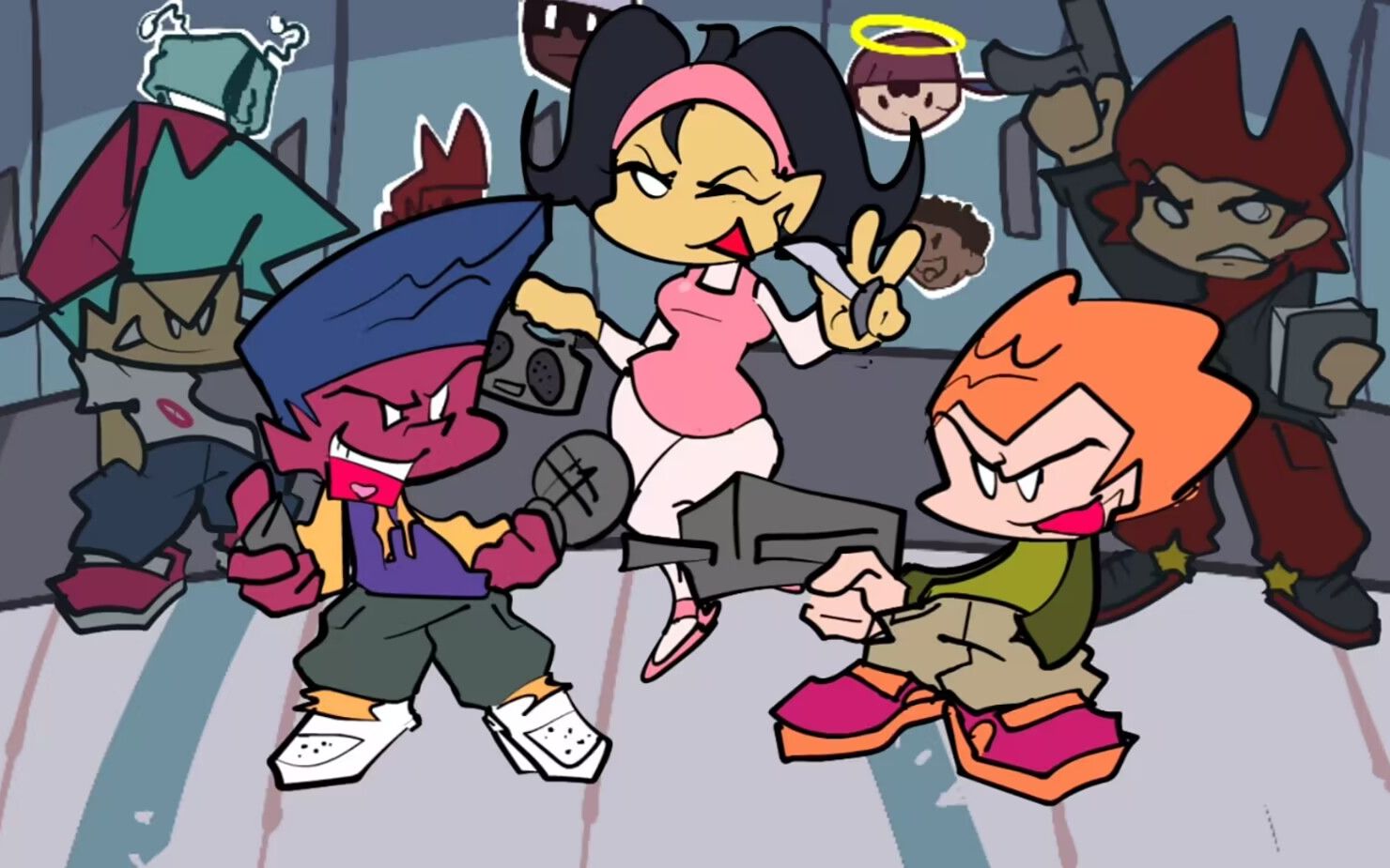 【fnf pico day】现在是属于pico day的狂欢!