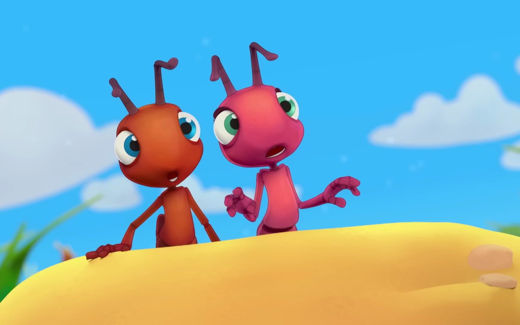 两只红蚂蚁的冒险,蚂蚁也可以很快乐,用蚂蚁的视角看世界,蚂蚁动画