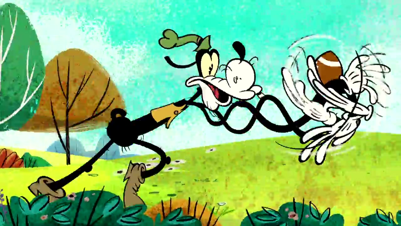 touchdown and out - a mickey mouse cartoon - disney shorts