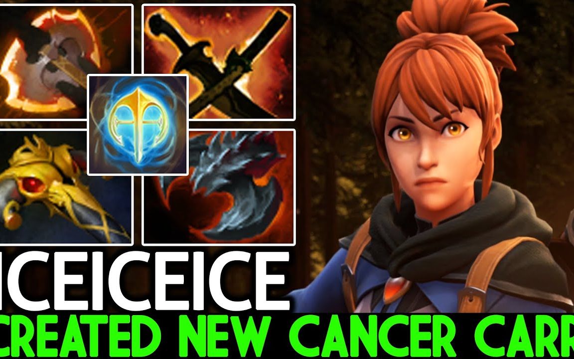 【dota2】iceiceice 狂战双刀撒旦 22杀0死堪称最强状态的玛西 by