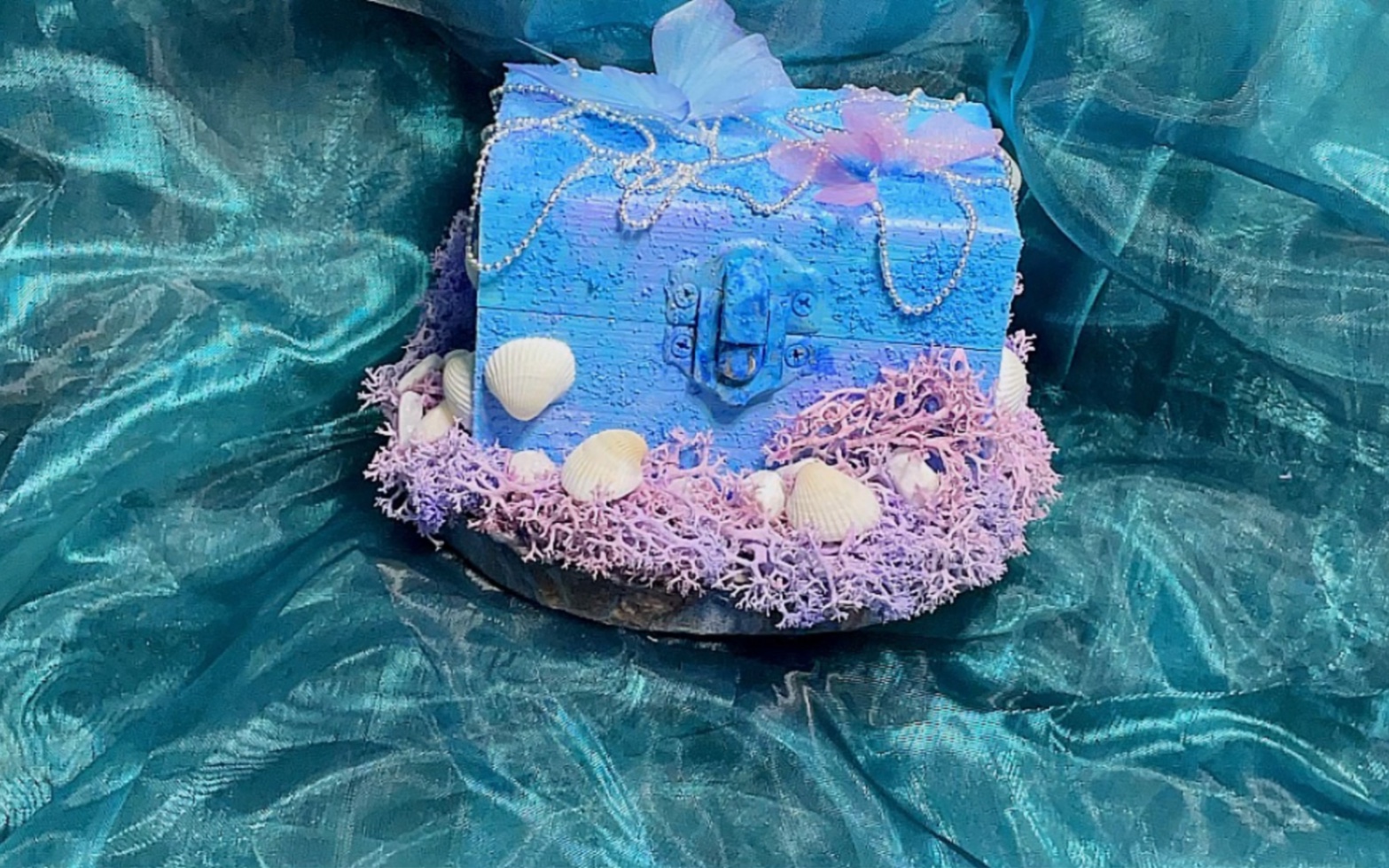 diy创意手工海洋风盒子摆台,来看看吧