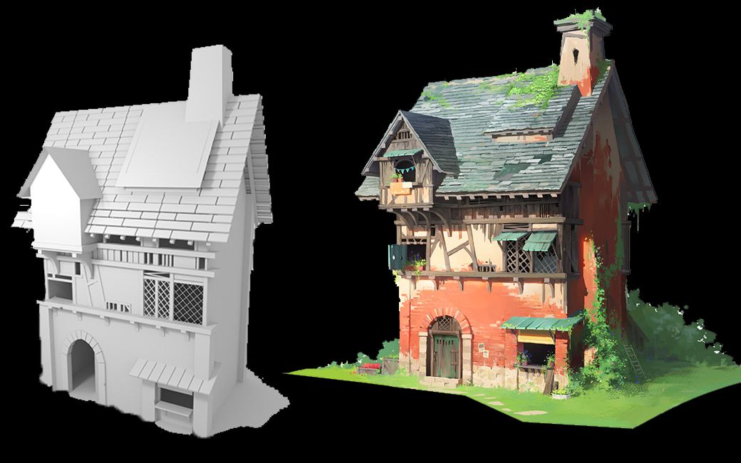 次世代3dmax场景建模教程!