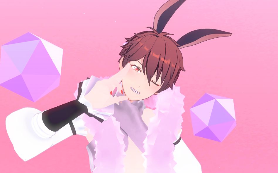 【偶像梦幻祭mmd】喜提守泽兔秋一只【bunny style】