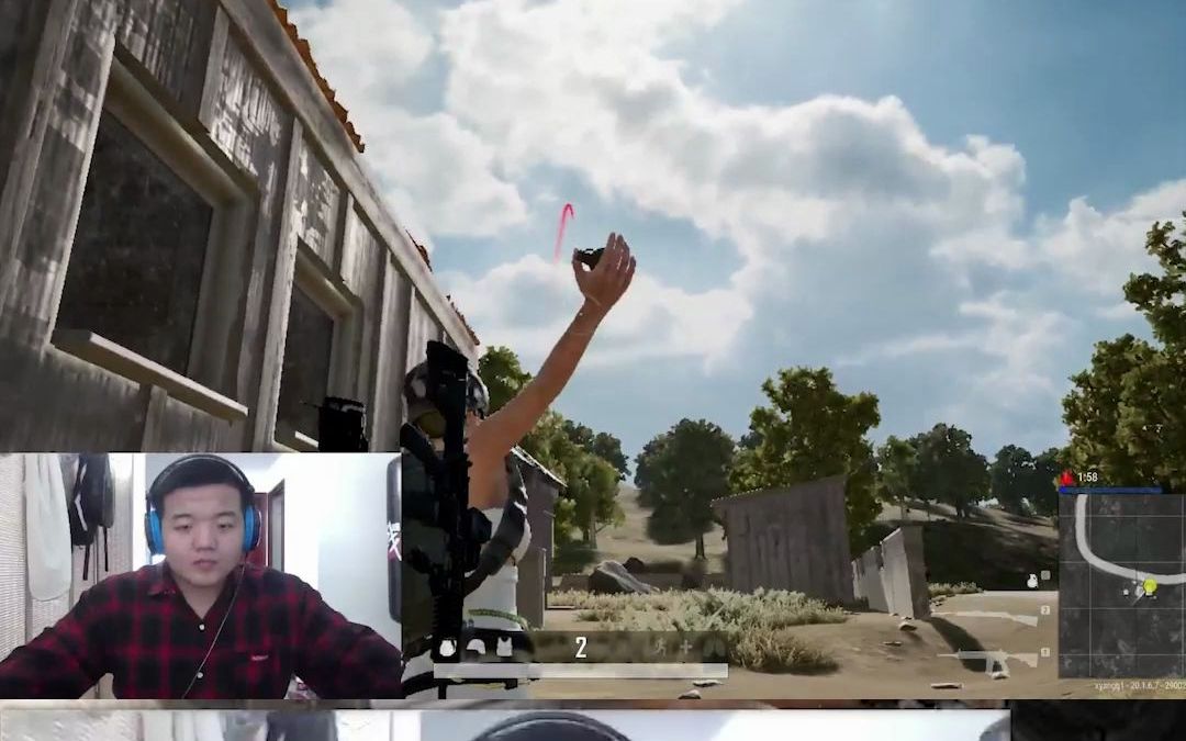 小阳g在吃鸡里练漂移