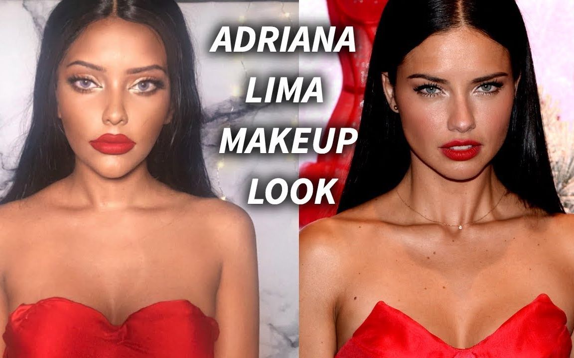 【中字】Anncy维密超模Adriana仿妆♡ Adriana Lima Makeup Look ♡ Anncy Twinkle哔哩哔哩bilibili