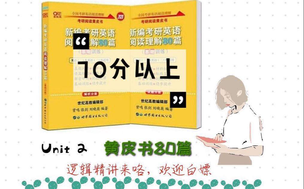 [图]【黄皮书阅读80篇】unit 2 |持续更新|欢迎白嫖|最专业|最贴心|最能提分