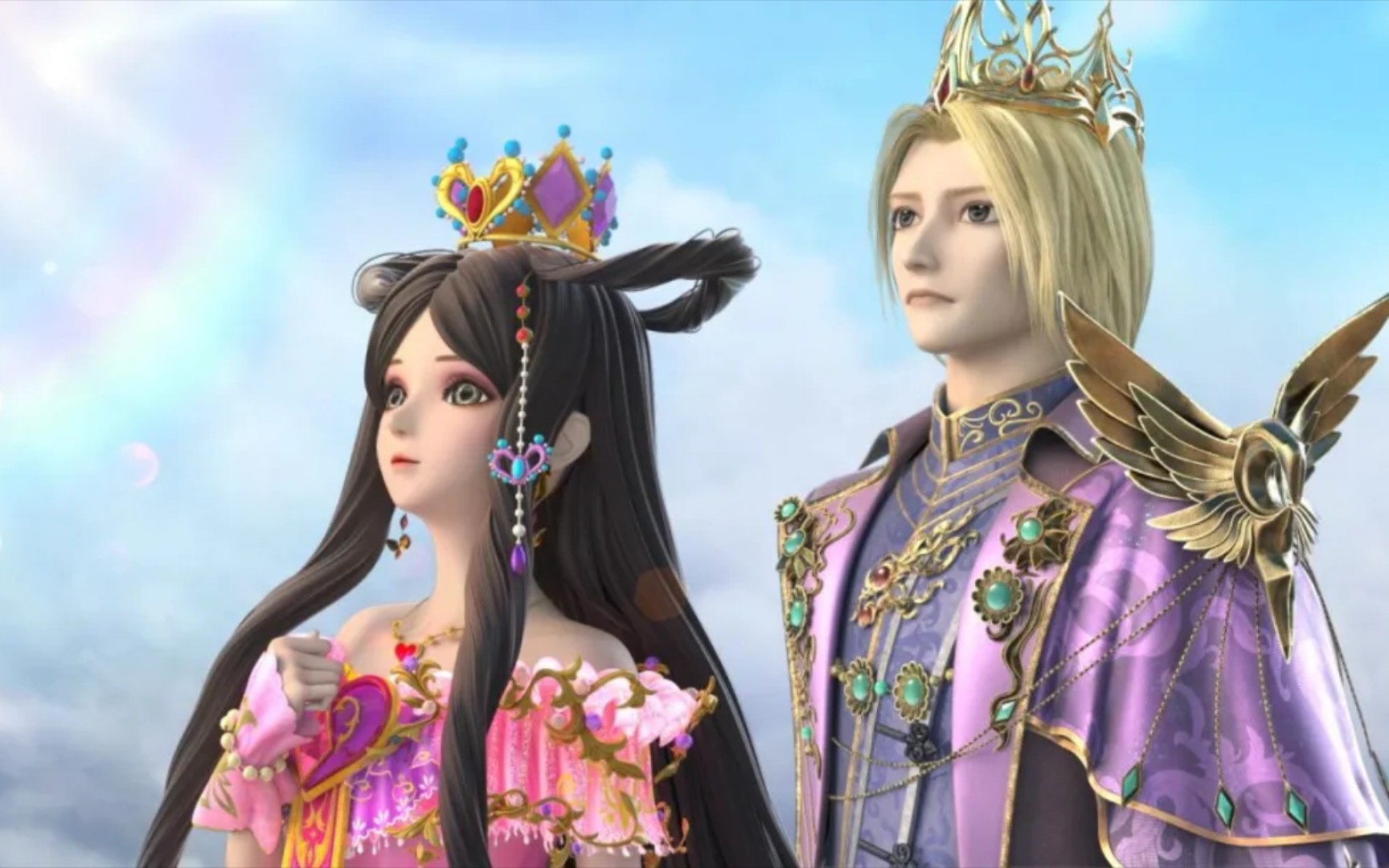 叶罗丽x金花冠 剧透图 海报