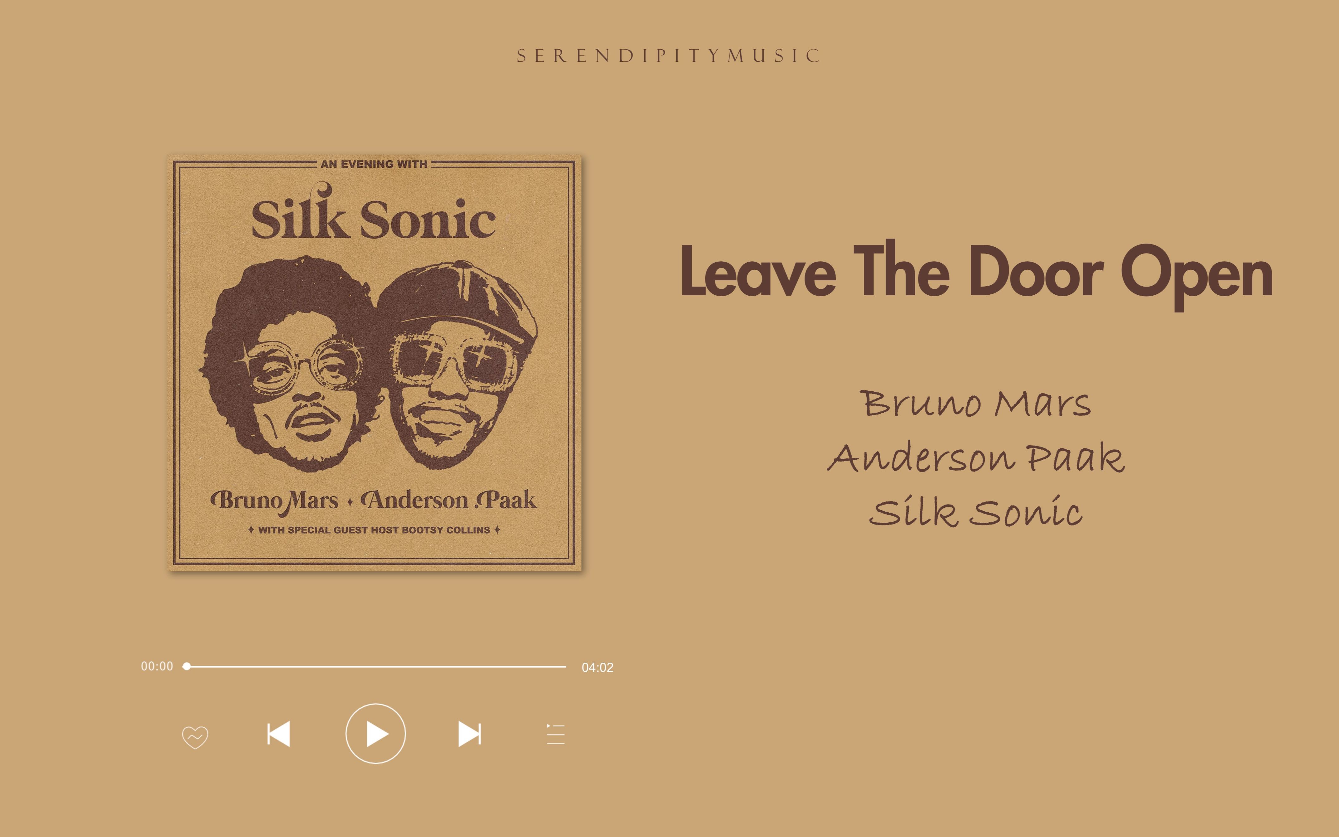 见封进 "动感节奏,一秒惊艳你的耳朵" |《leave the door open》