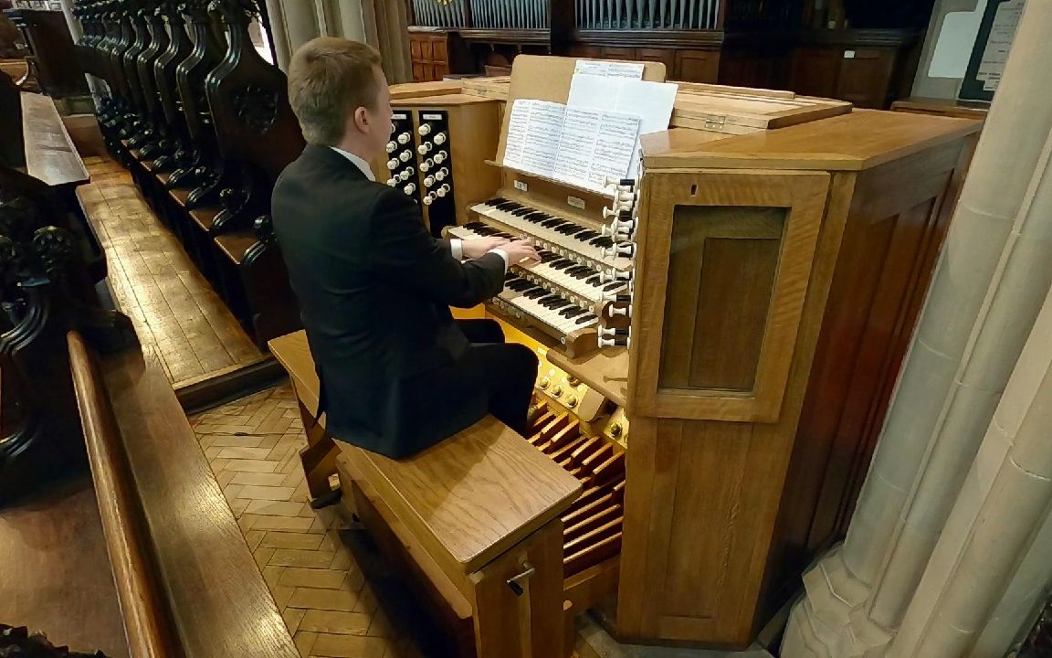 【钢琴·管风琴】二重奏 亨德尔 希巴女王的到来 solomon hwv 67丨