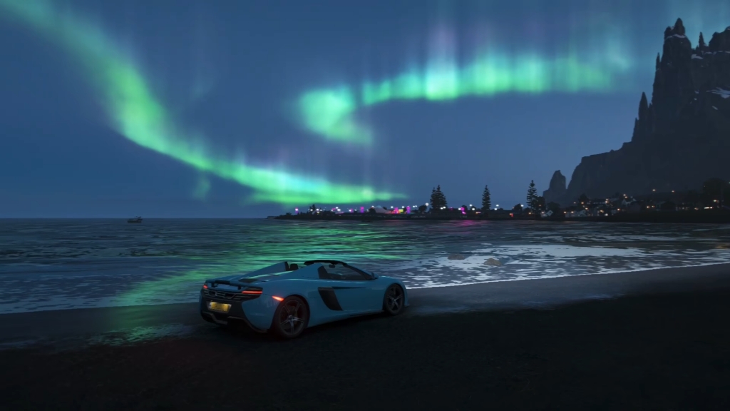 极限竞速地平线四北极光风景绝了绝了