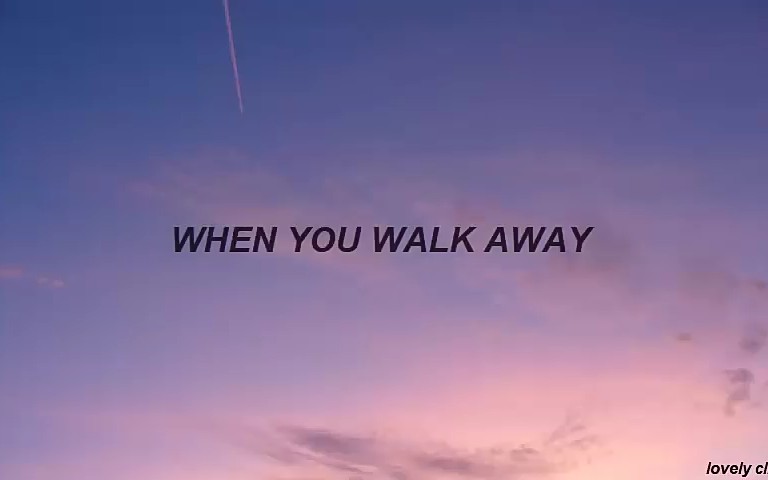 [图]【5SOS】When you walk away(Target Exclusive) Lyrics