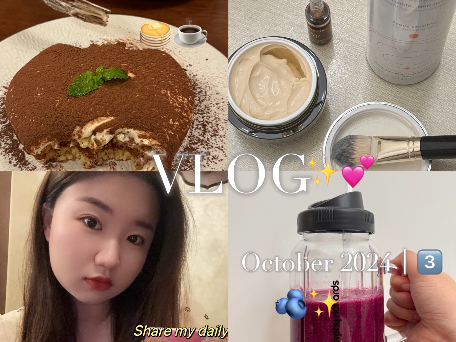 VLOG✨咖啡店.榨汁机开箱&使用.做面膜.饮食哔哩哔哩bilibili