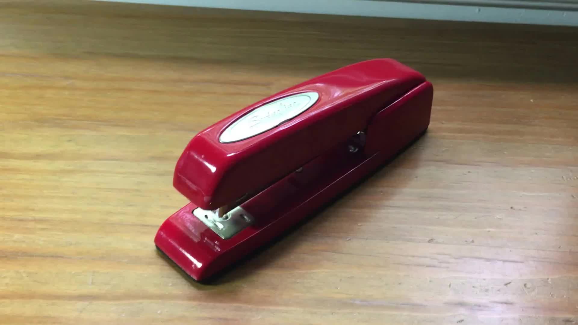 【文具】订书机,Swingline 747 Red Stapler Review哔哩哔哩bilibili