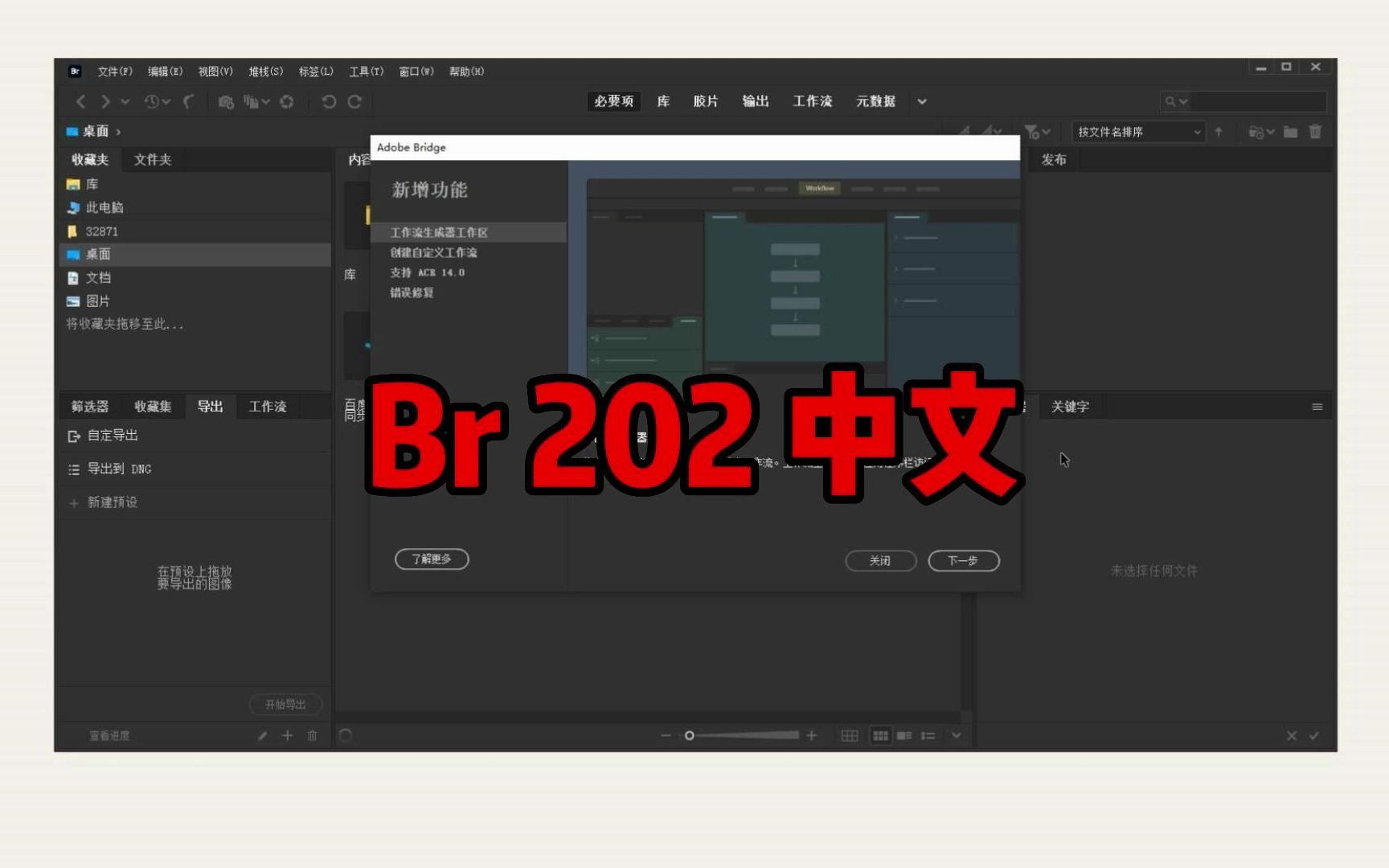 Br2022软件下载 Bridge2022中文版下载安装步骤哔哩哔哩bilibili