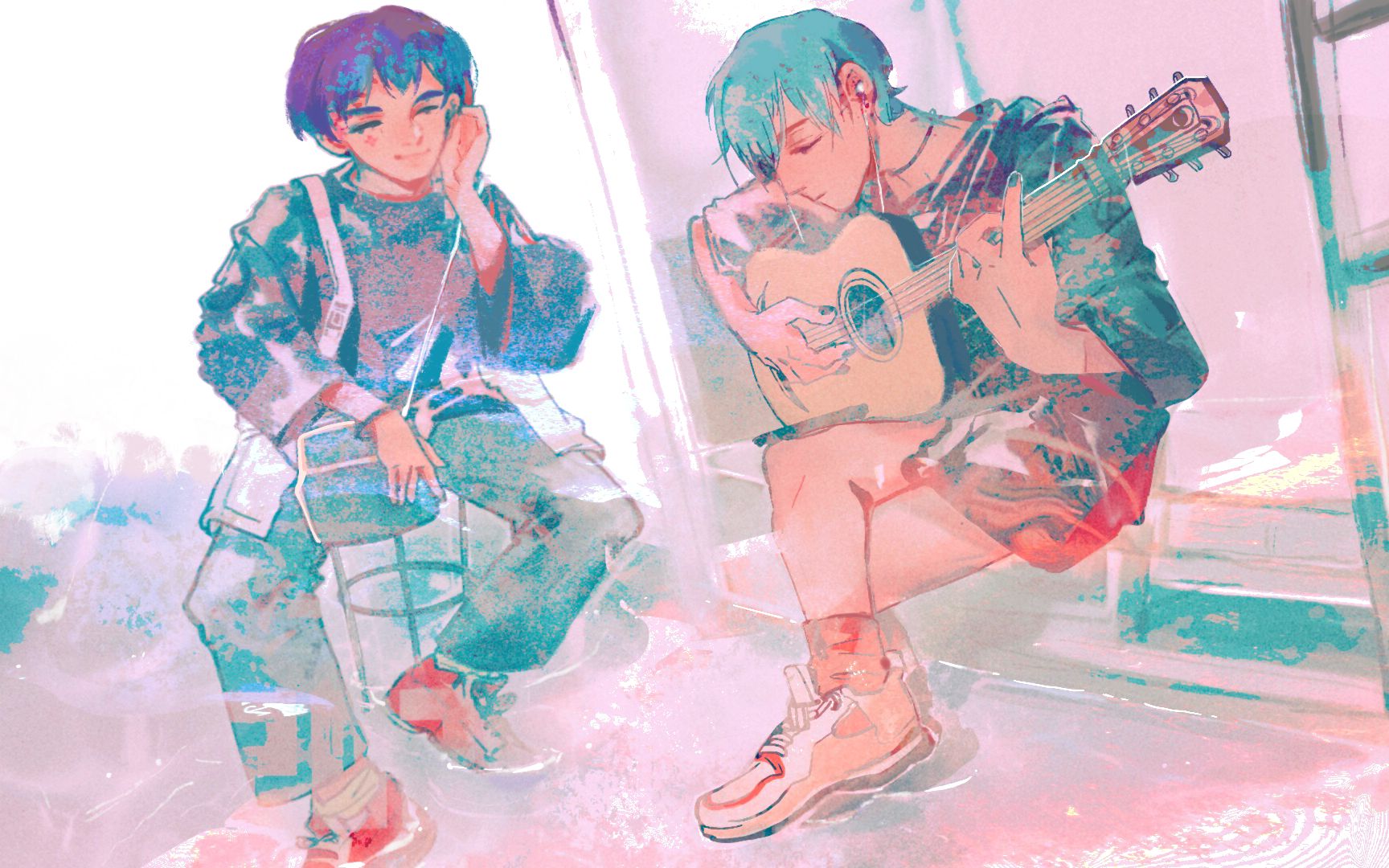 【摸鱼过程】某幻花少北室友组的快乐时光