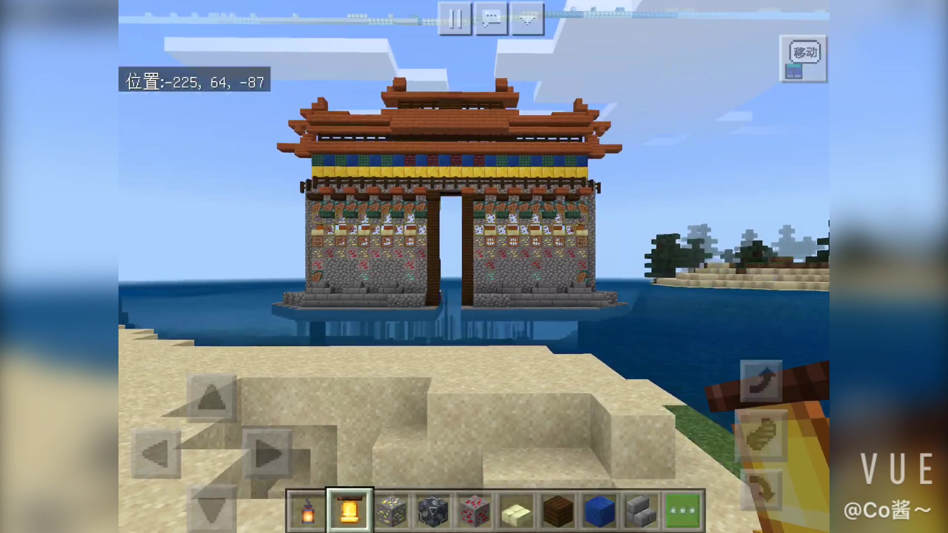 我的世界岩浆浇铸雕花古城墙