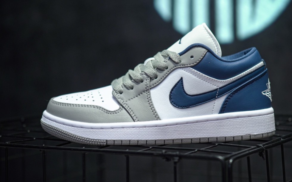 低帮aj1 air jordan 1 low 灰蓝