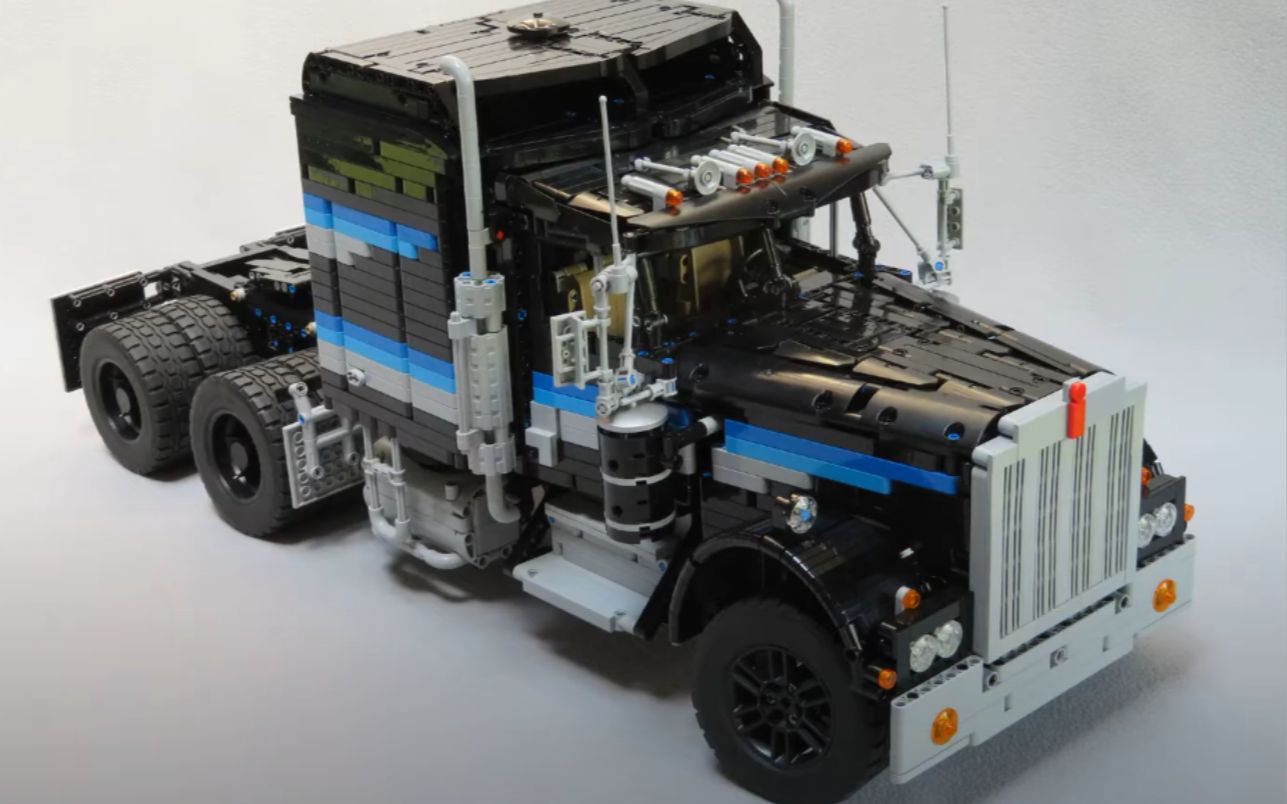lego乐高 technic科技系列 moc kenworth truck w-900 lego technic