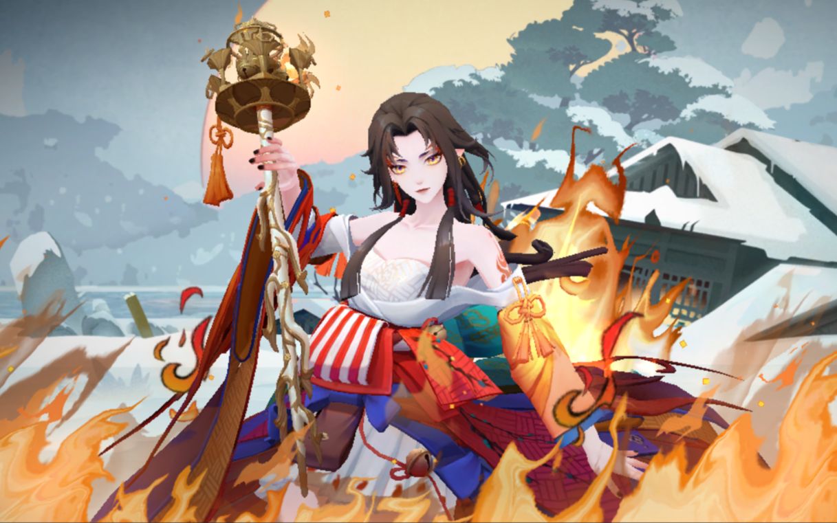 阴阳师69新式神铃彦姬偶然间触发的隐藏点触动画