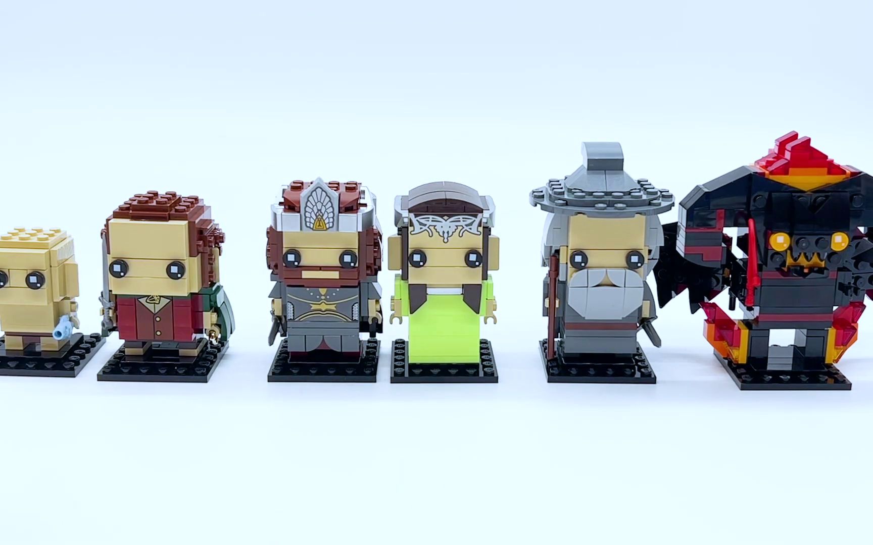 [图]乐高指环王方头仔 Brickheadz 40630, 40631, 40632 评测