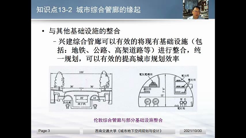 城市地下空间规划与设计 知识点13.2 城市综合管廊的缘起20211030蒋雅君哔哩哔哩bilibili