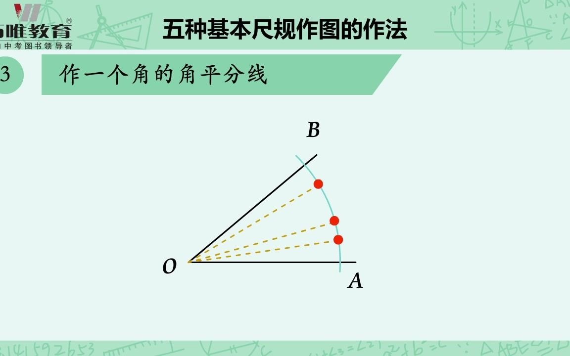 数学1.五种基本尺规作图的作法哔哩哔哩bilibili