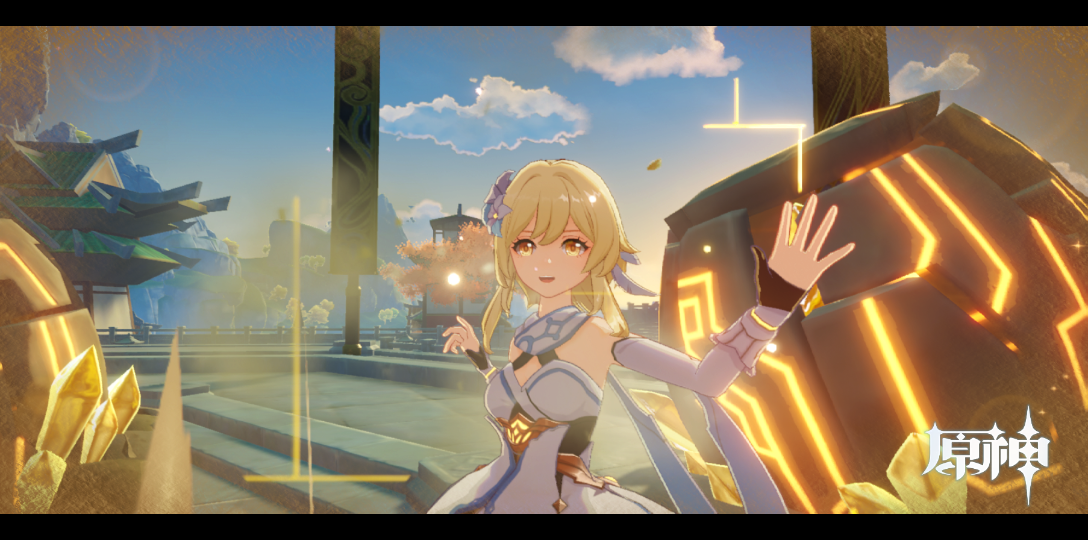 原神    等雷主(视频里展示岩主)荧是个憨憨.(爷真可爱.