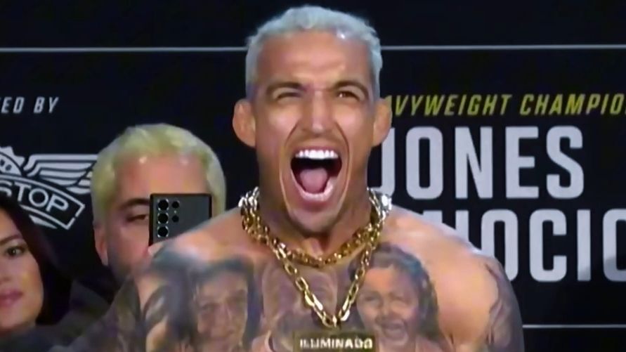 奥利维拉,钱德勒,骨头,火警称重秀!