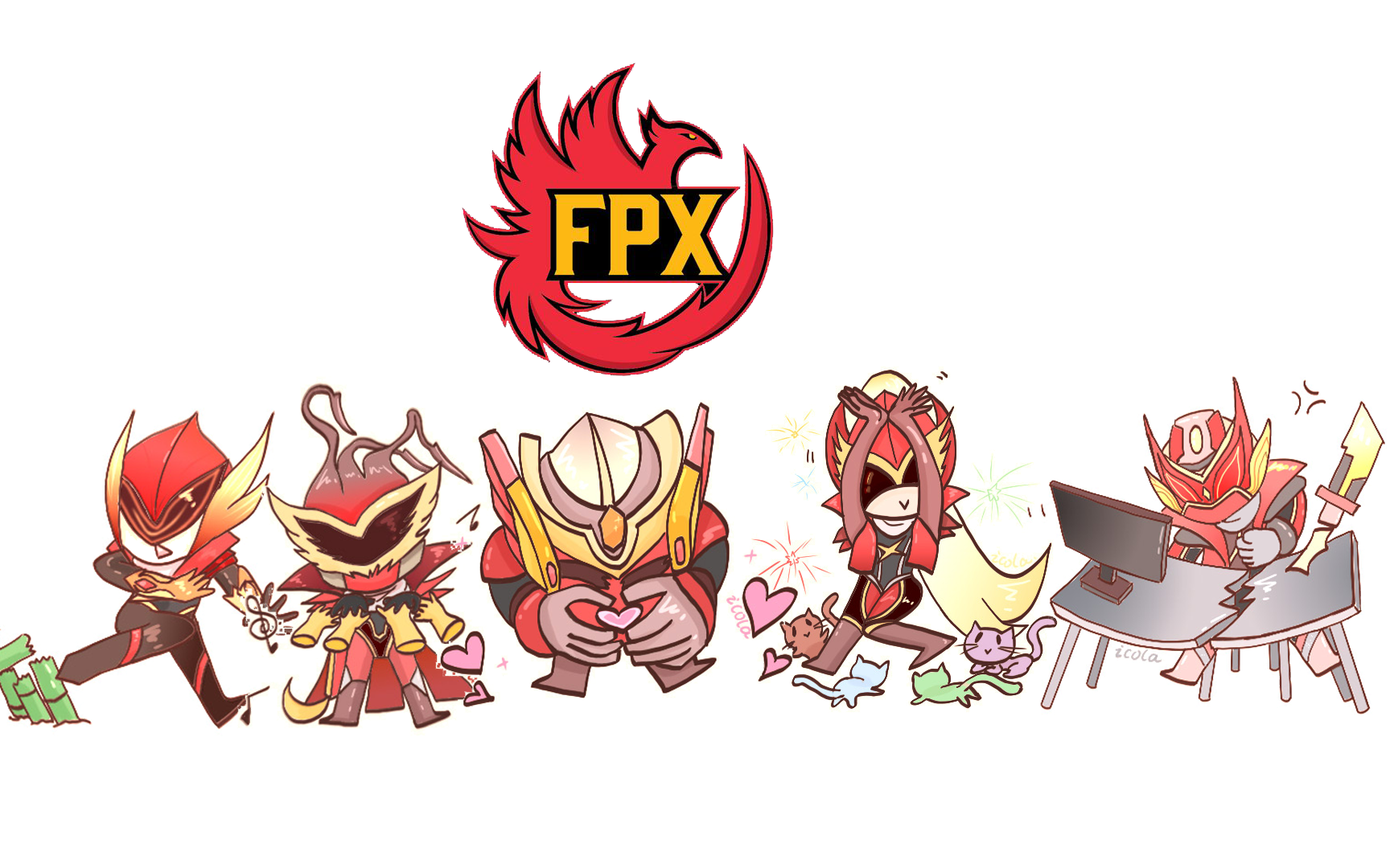 【早期插画习作】fpx冠军皮肤绘制过程_哔哩哔哩_bilibili