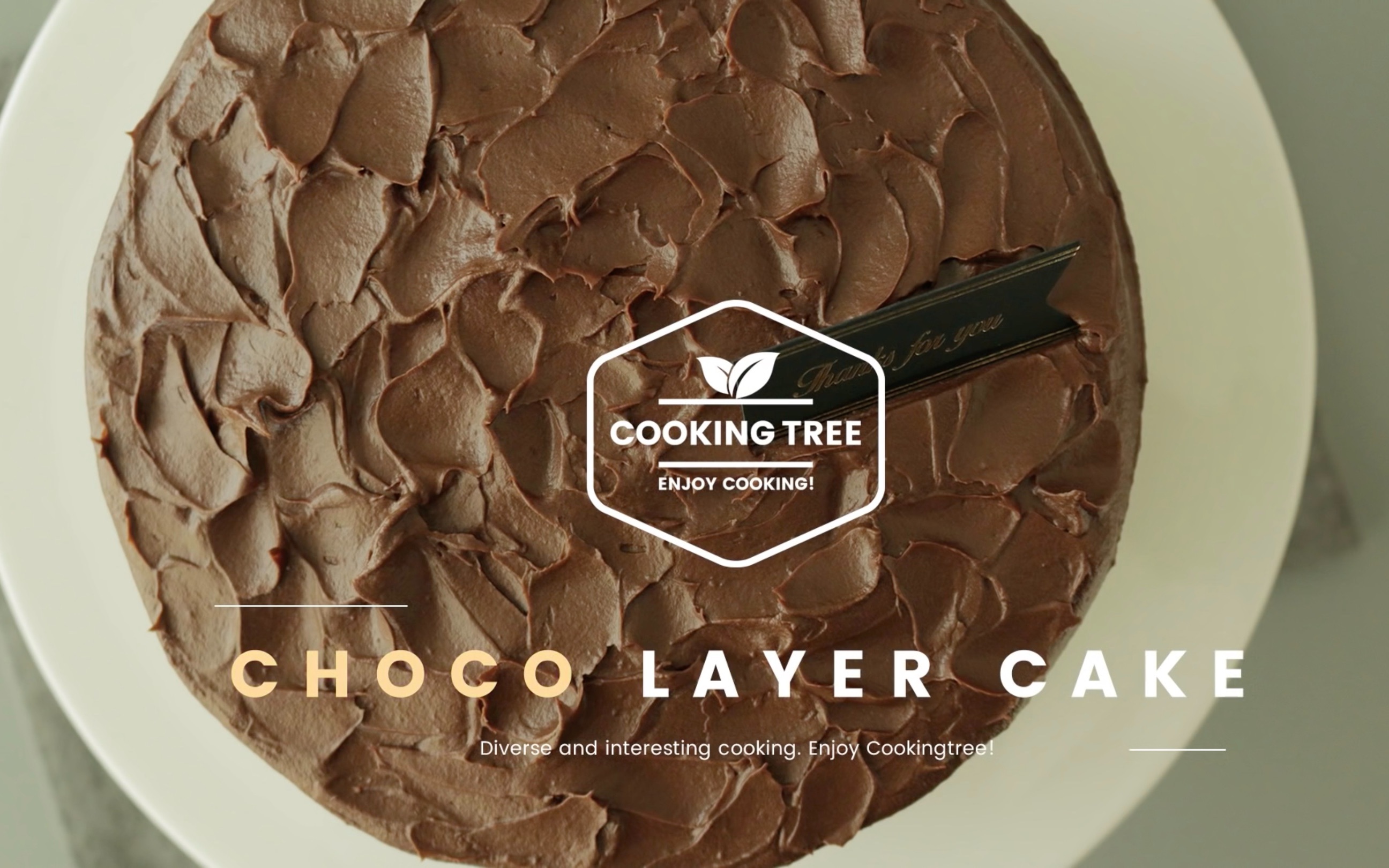 【搬运】巧克力夹心蛋糕 Chocolate layer cake Recip Cooking tree哔哩哔哩bilibili