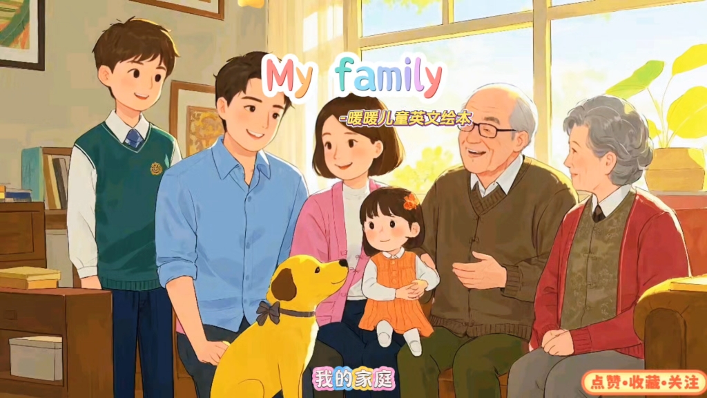 myfamily绘本封面图片