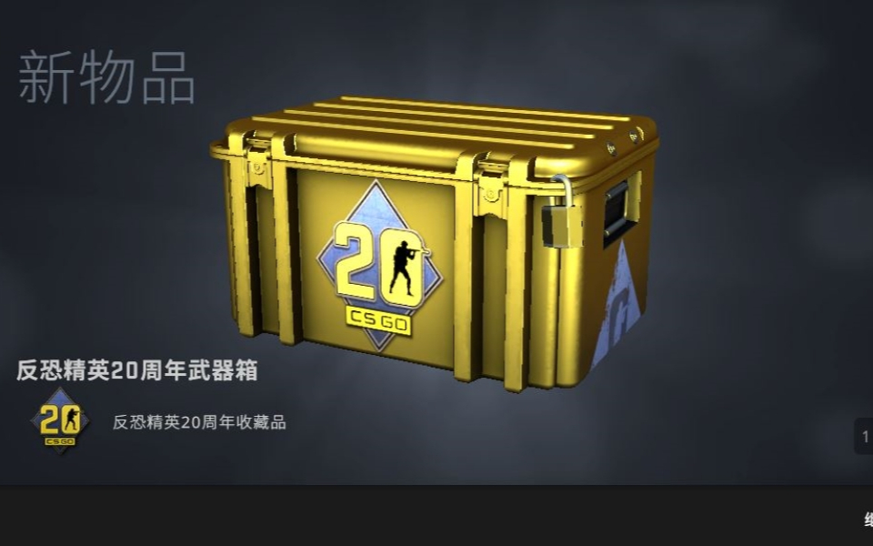 【csgo】反恐精英20周年武器箱10连抽(2020-08-29)