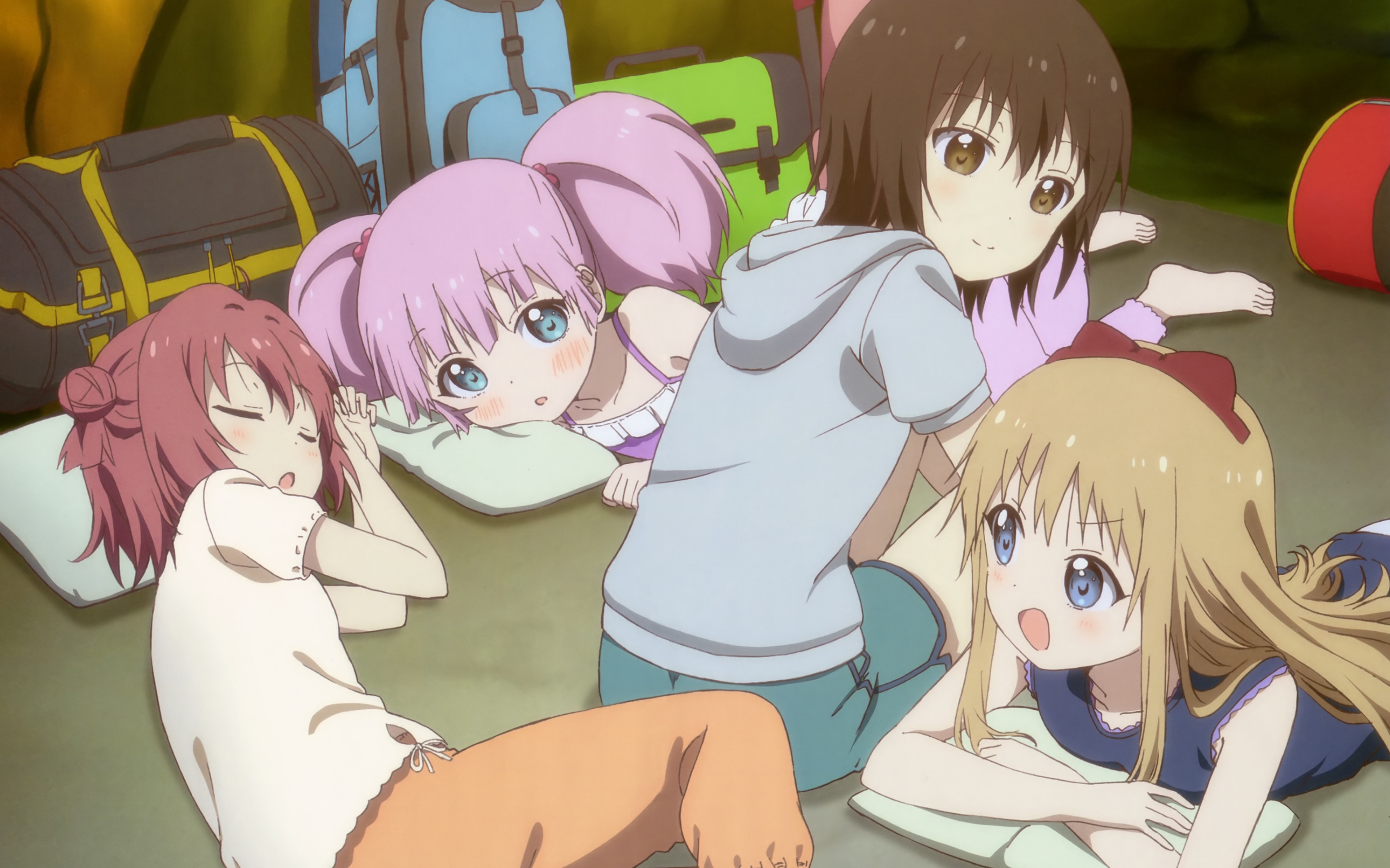 歌词特效摇曳百合夏日时光opゆるゆりんりんりんりんりん中日双语