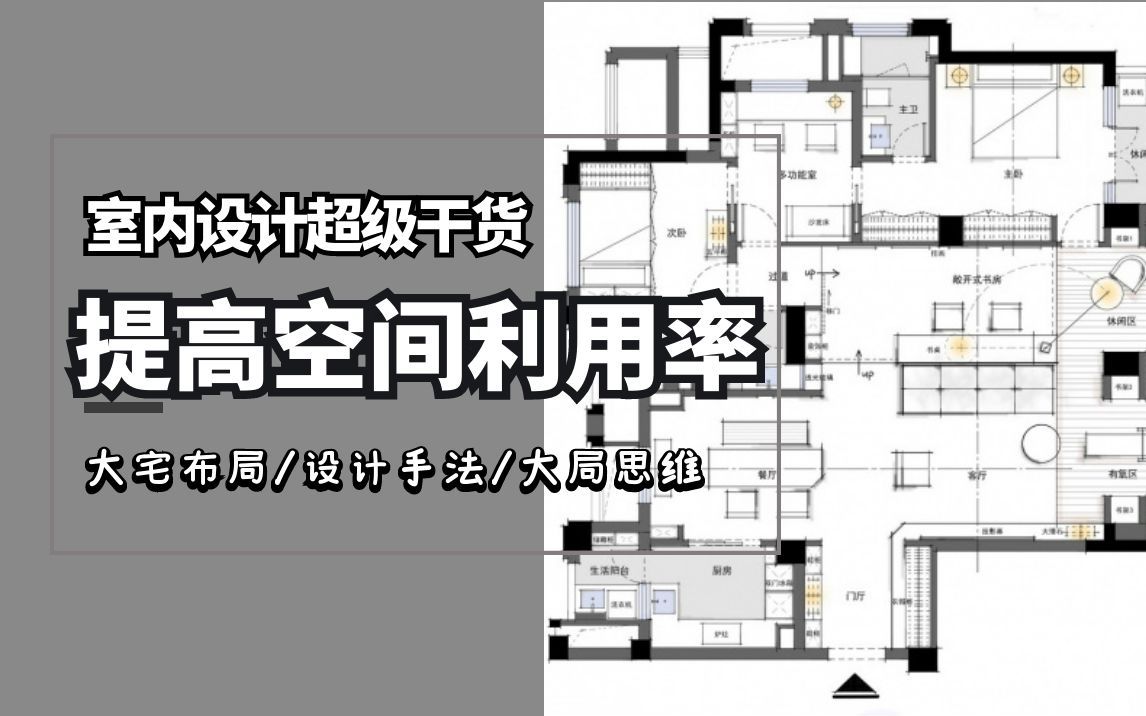 室内设计超级干货,提高空间利用率哔哩哔哩bilibili