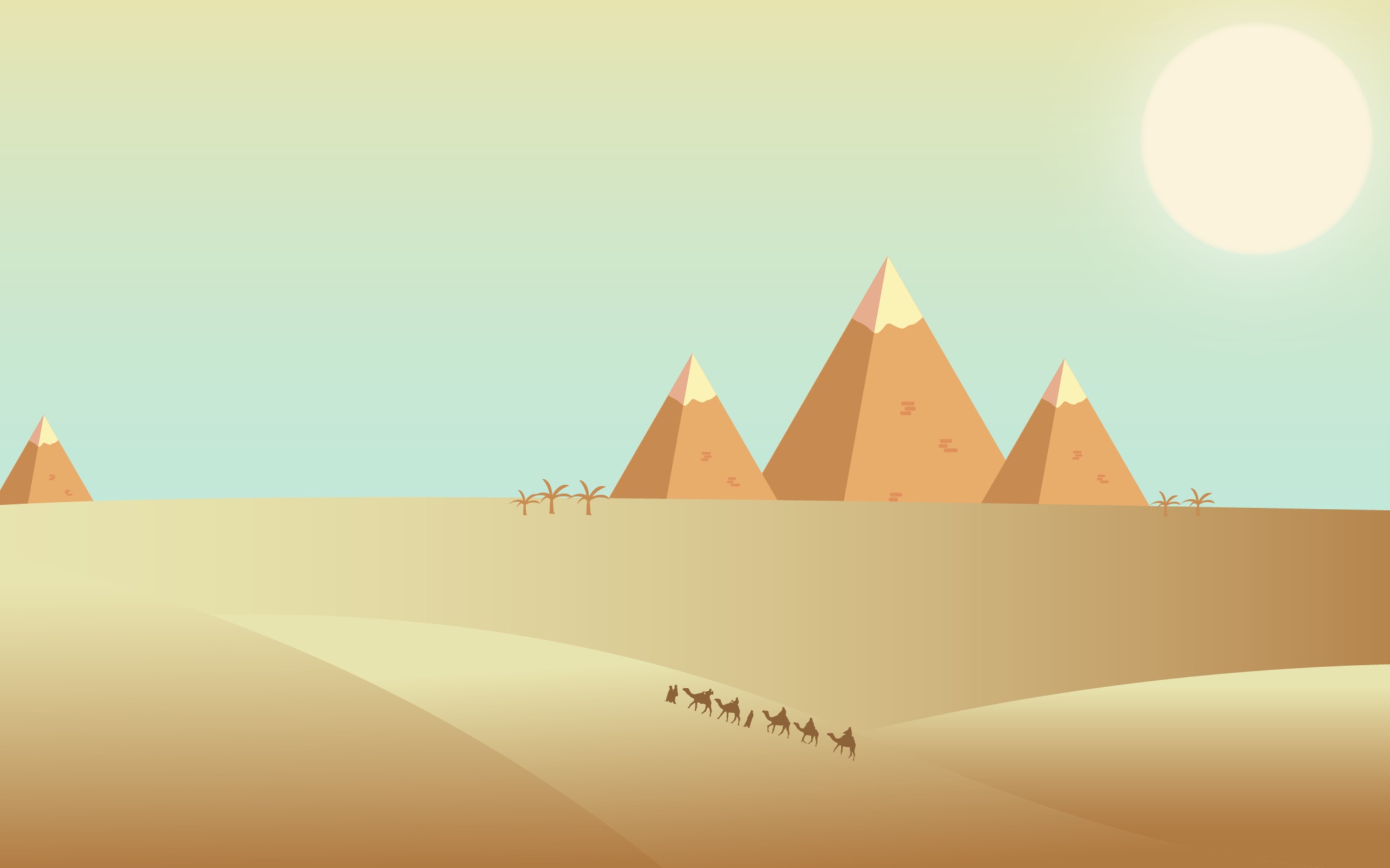 *【ai教程】沙漠金字塔插画_哔哩哔哩_bilibili