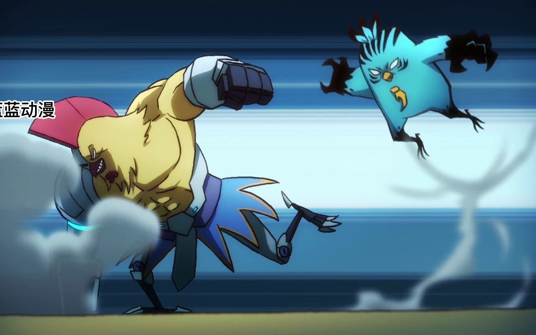 刺客伍六七,鸡大保黑毛状态对战山鸡王