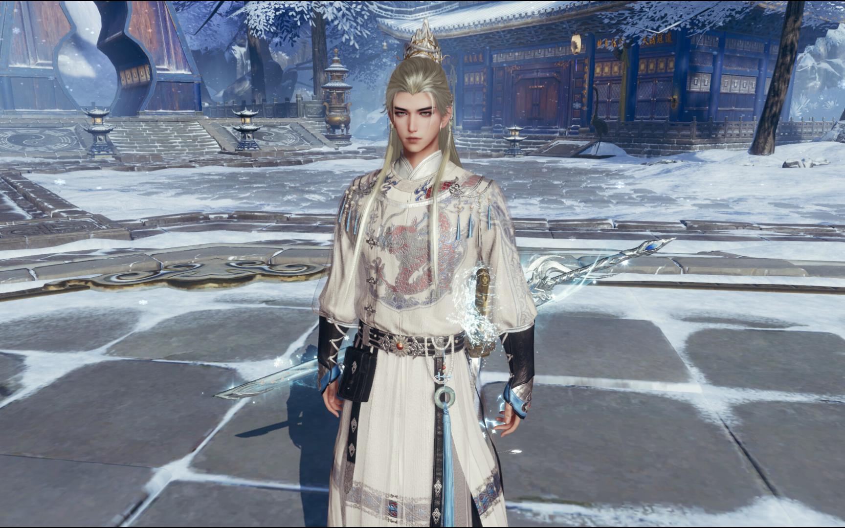 《剑网3》成男新金发"登云峰"实装演示