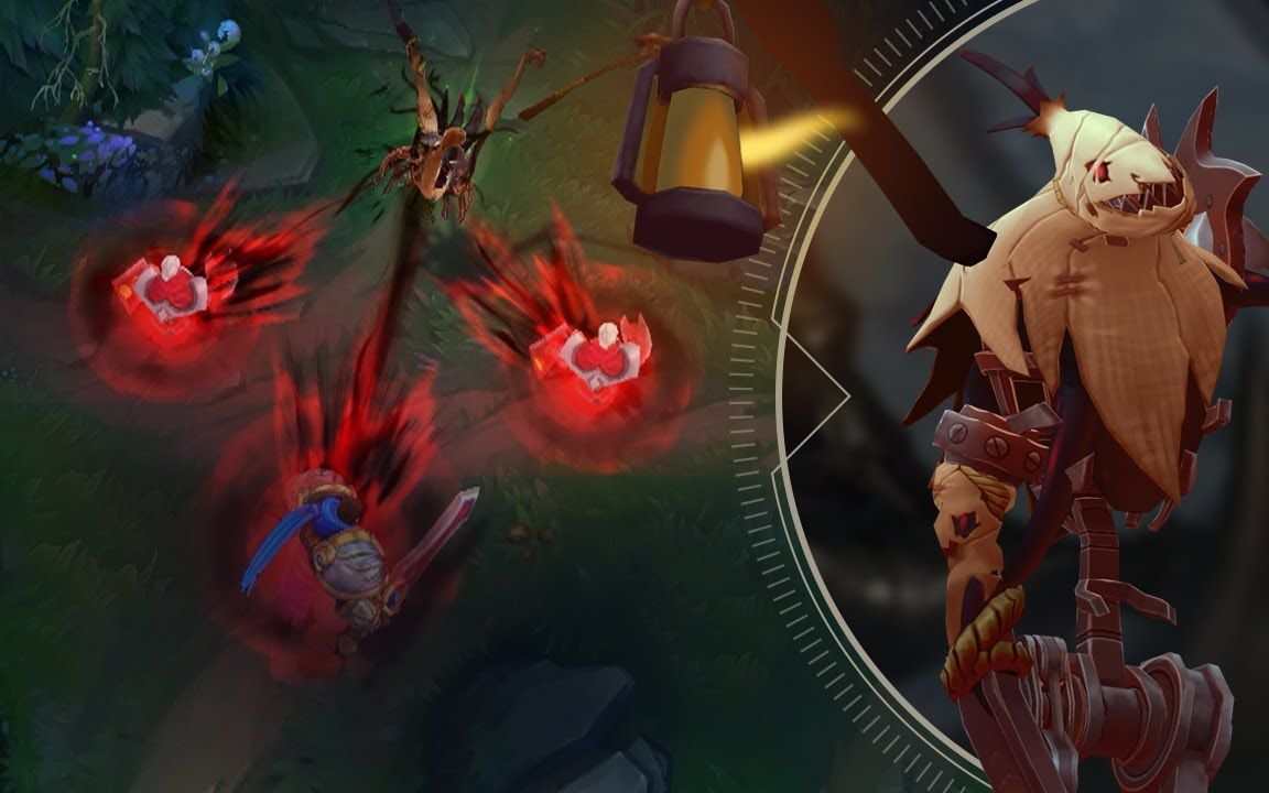 英雄联盟末日使者费德提克重做技能模型预览