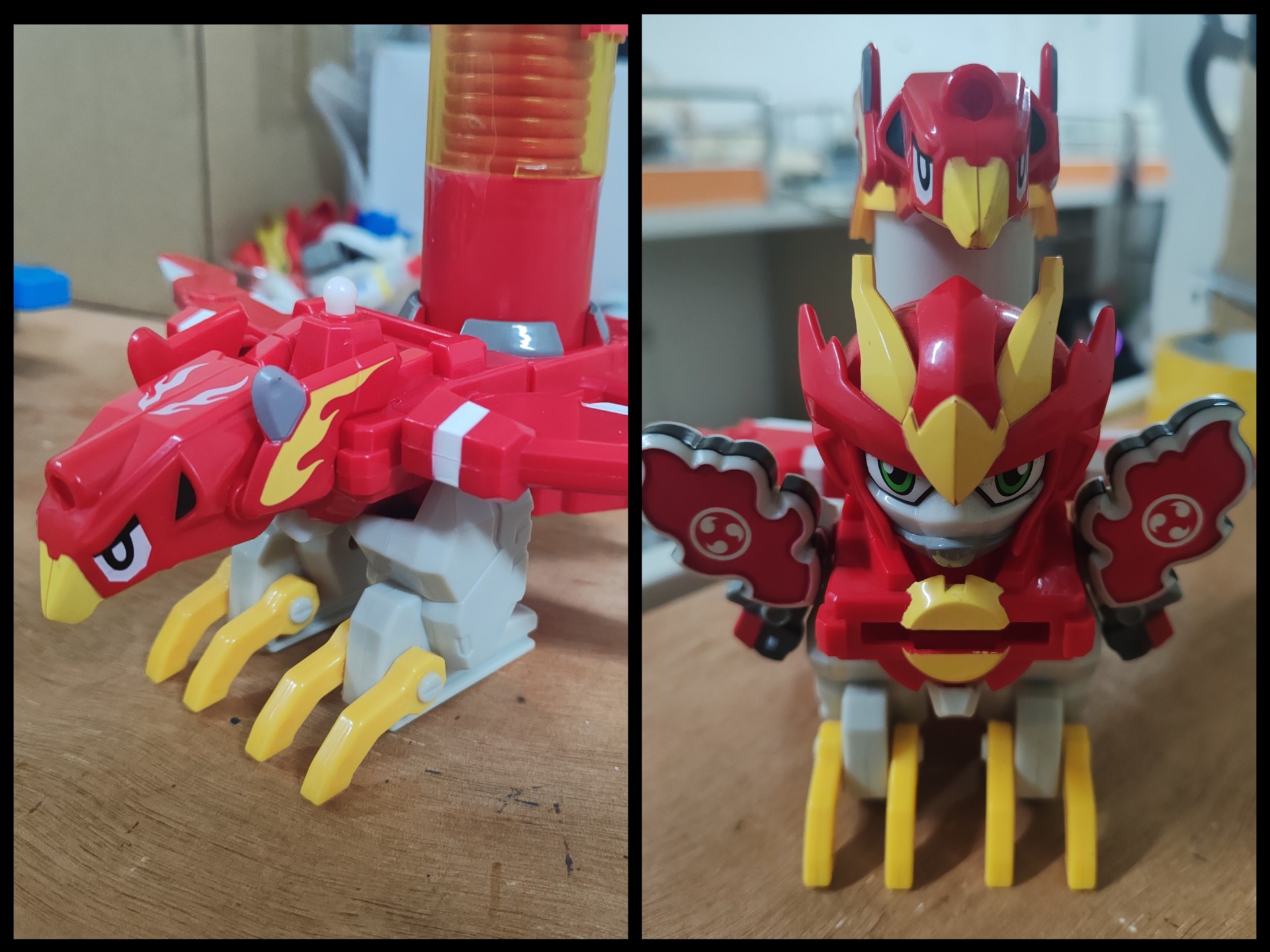 "激战奇轮1"神圣武装不死鸟 简单介绍/把玩/与盗版对比