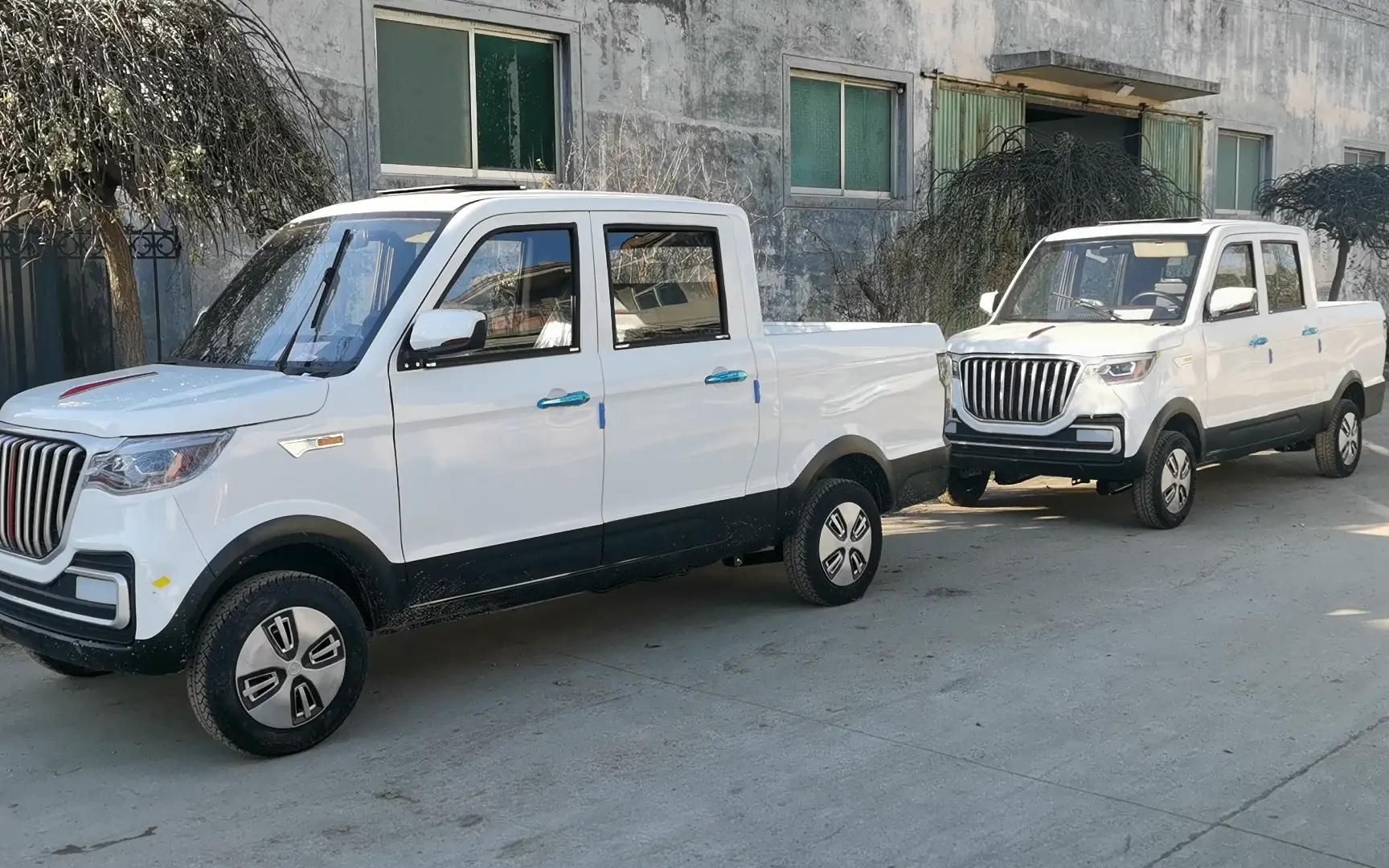 客货两用电动皮卡车,载货2000斤,油电两用续航700里