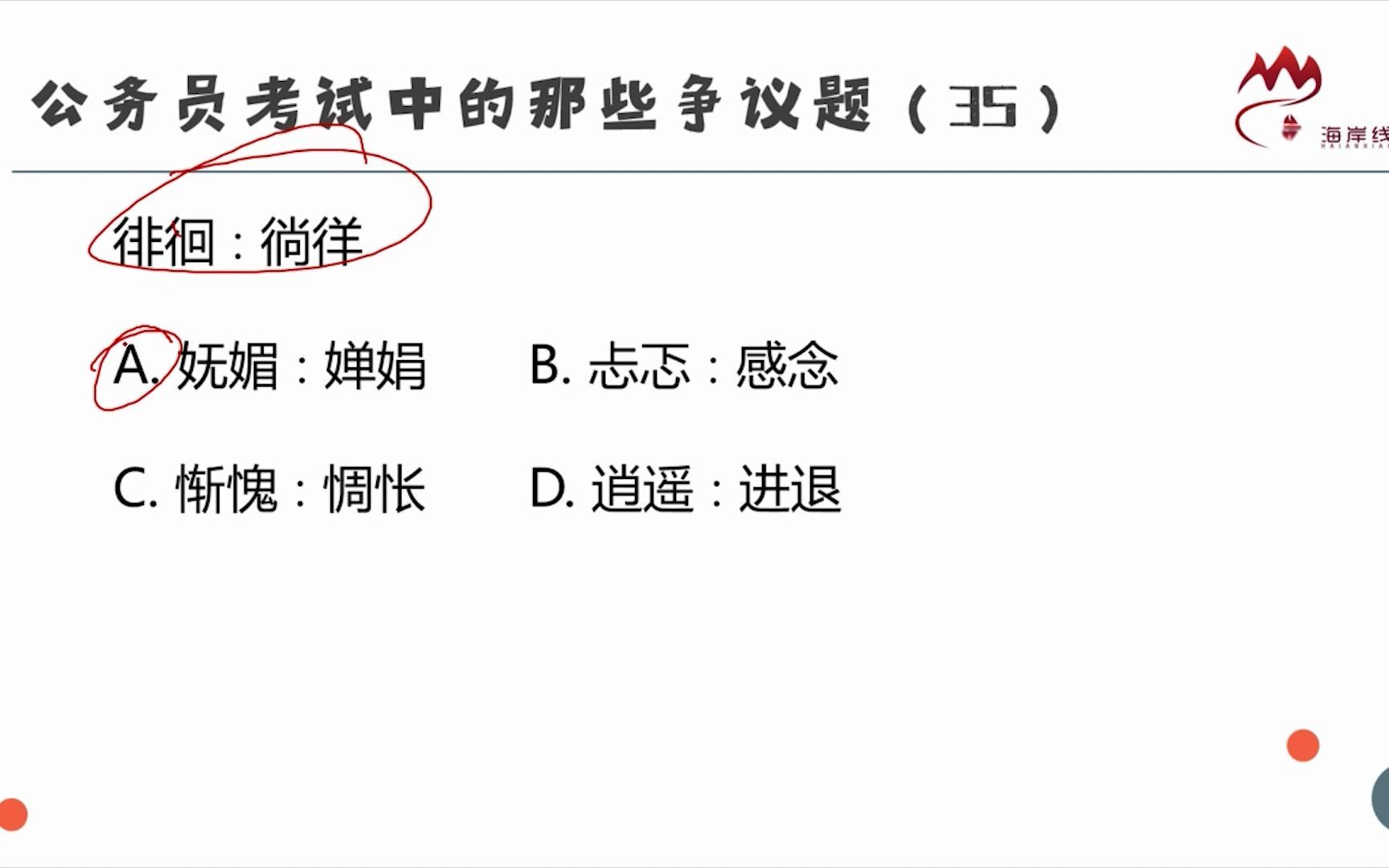 类比推理冷门考点之“连绵词”,了解一下——争议题35哔哩哔哩bilibili