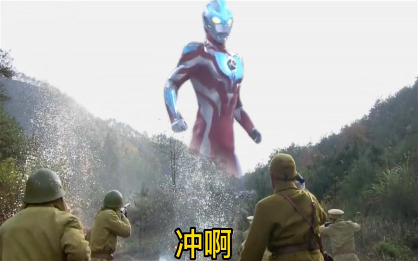 鬼子的梦想打倒银河奥特曼,只可惜太自大了,每次都失败!